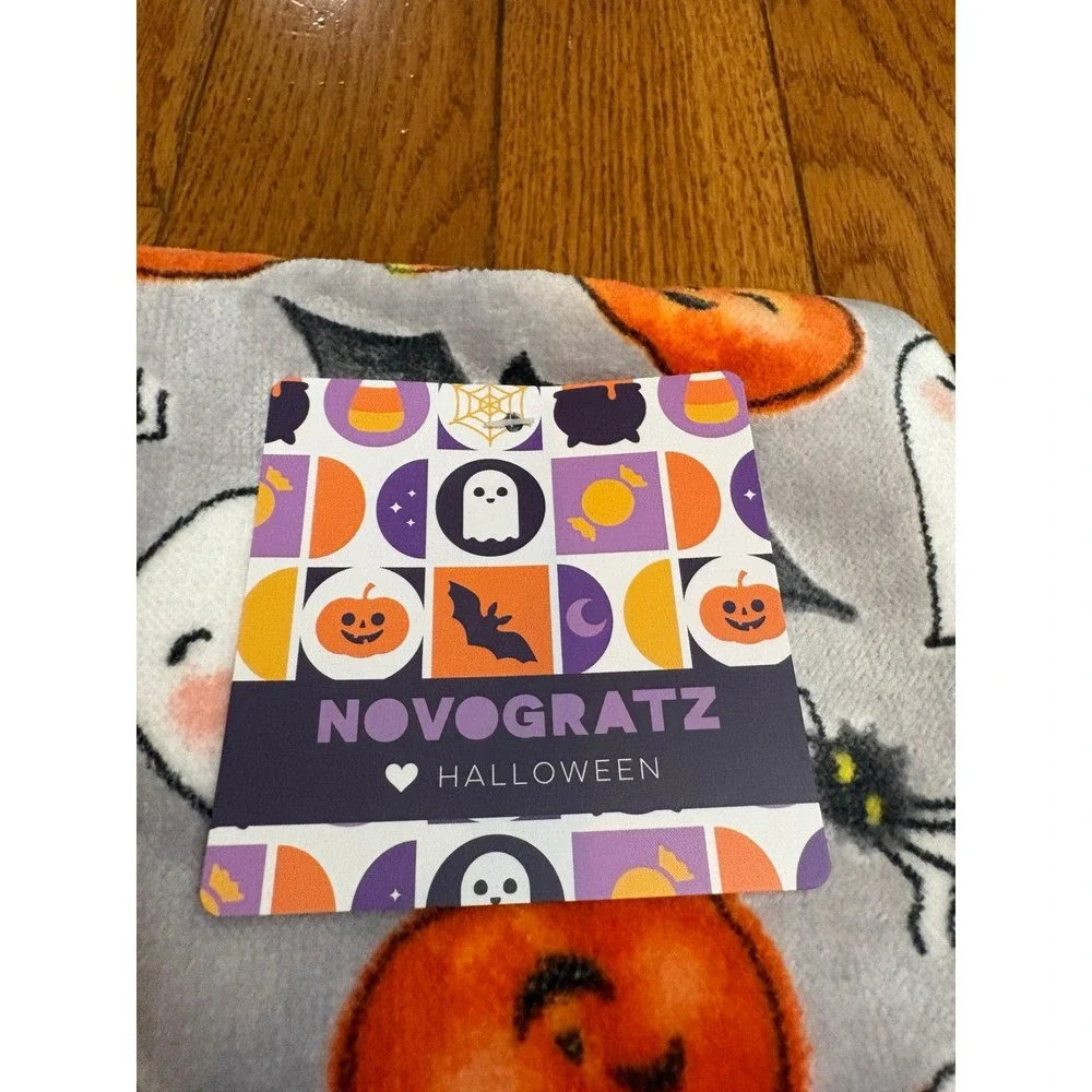 Novogratz Halloween Ghost Bat Kitchen Towel Set 3 New With Tags